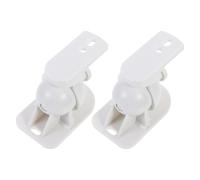 HEATSHAKING 2 Sets Adjustable Swivel Speaker Wall Mount Brackets for Surround Sound System Abs Material Tilt Angle Rotation for Home Theater Gaming Bedroom Kitchen Use