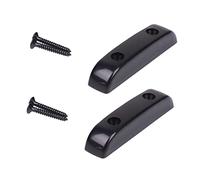 HEATSHAKING 2 Sets Bass and Guitar Thumb Rest Mounting Screws, Support Pads for Precision Playing, Replacement Thumbrests Suitable for String Instruments