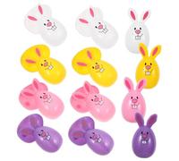 HEATSHAKING 20pcs Cute Easter Painted Eggs Fillable Decorations for Boys and Girls Parties Family Gatherings Crafts Fun for Easter Celebrations