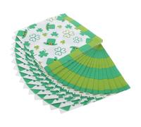HEATSHAKING 20pcs Shamrock Beverage Napkins for Patrick's Day Celebrations Elegant Reusable Paper Napkins for Irish Themed Parties Special Events and Festive Gatherings
