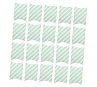 HEATSHAKING 20Pcs Striped Present Boxes for Snacks and Treats Creative Pillow Packing Containers for Parties for and Holiday Events