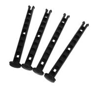 HEATSHAKING 240L Wheelie Bin Lid Lock Pins 4pcs Plastic 21cm Garbage Can Latch Replacement for Outdoor Commercial Trash Bins
