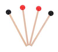 HEATSHAKING 2pairs Marimba Mallets Percussion Instrument Sticks Comfortable Grip for Xylophone and Tongue Drum for Enhanced Sound Quality and Performance