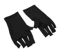HEATSHAKING 2pairs Uv Protection Manicure Gloves for Gel Nail Lamp Nail Art Accessory for Uv Gel Manicures at Home Salon