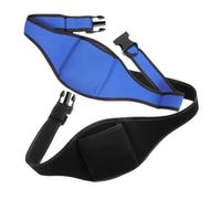 HEATSHAKING 2pcs Adjustable Instructor Mic Waist Belt Pouch Portable Microphone Holder Bag for Fitness Trainer Workout Speaker Carrier Black Navy