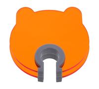 HEATSHAKING 2pcs Bear Shaped UV Nail Lamp Protective Cover Blue Light Blocking Feature, Lightweight Plastic Shield for Nail Lamps and Gel Polish, Universal Compatibility for Home Use and Salon