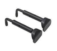HEATSHAKING 2pcs Black Violin Chin Rest Screws Set Compatible 3/4 and 4/4 Violins Removable Cheek Rest Clamp for