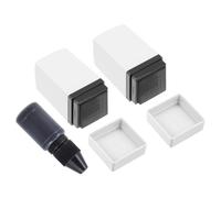 HEATSHAKING 2pcs Guitar Play Stamp Chord Tool Lightweight Plastic Ink White Helps Master Chords Beginner Guitar Practice Aid