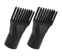 HEATSHAKING 2pcs Hair Dryer Comb Nozzle Attachment Made of Sturdy Abs Material to Maximize Volume, Not Easy to Deform Or Break, Suitable for Home and Travel Use