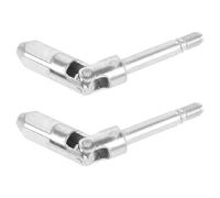 HEATSHAKING 2pcs Horizontal Universal Jack Joint with Deflate Function, Steel Hydraulic Cylinder Seal Replacement for Trailer Jack Drop Shaft Accessories