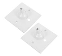 HEATSHAKING 2pcs Infrared Motion Alarm Wall Mount Bracket 180 Rotatable Abs Material Modern Stylish Design Quick Setup Efficient Dissipation for Office and Living Room