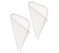 HEATSHAKING 2pcs Lace Hair Net Wig Closure Base Breathable Lace Net for Wig Making DIY Suitable for Frontal Accessories and Use for Creating Human Hair Front and Styles