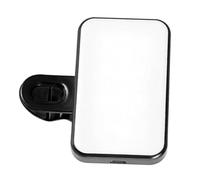 HEATSHAKING 2pcs LED Camera Light Clip for Live Streaming Photography Video Conference Compact Lightweight Selfie Light with Design for Computer Tablet Use