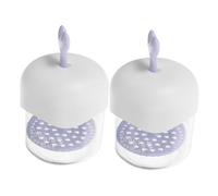 HEATSHAKING 2pcs Manual Foaming Bottle for Facial Cleanser Handheld Bubble Maker Soft Brush for Skincare Routine and Travel