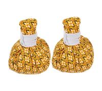 HEATSHAKING 2pcs Massage Tool Acupressure Balls for Feet For Back Massage Ball Moxibustion Accessories