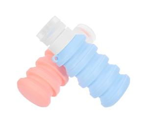 HEATSHAKING 2pcs Silicone Travel Squeeze Bottles 90ml Leak Proof Refillable Toiletries Containers with Flip Lid Portable and Spacesaving Design for Travel and Scenarios