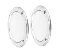 HEATSHAKING 2pcs Speaker Grill Mesh Cover Decorative Metal Grille Protector for Car Home Audio Sound Quality Shielding Durable Build for Enhanced Speaker Aesthetics