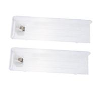 HEATSHAKING 2pcs Transparent Auto Push Cigarette Display Holders for Shop Practical Cigarette Showcase Racks Easy to Install Use Durable Safe Material for Retail Environments Random Color