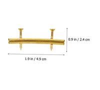 HEATSHAKING 3 Sets Zinc Alloy Guitar String Retaining Rods Electric Guitar Pressure Chords Tool Easy to Install Durable Design for Professional Use