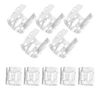 HEATSHAKING 300pcs Silver Iron Hair Rings for Braids Dreadlocks, Hard-wearing Braid Hair Accessories, for Photographs and Fashion Shows