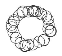 HEATSHAKING 30pcs CD Drive Belt Cassette Player Belts Replacement Flat Rubber for Recorder Cassette Player Repair Kit for Motor Use and Vcr Repeater Accessories