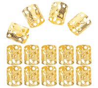HEATSHAKING 30pcs Golden Zinc Alloy Hair Jewelry for Braids and Dreadlocks, Versatile Hair Accessories Suitable for Hairstyles, Unique and Stylish Design for Women at Parties and Shopping