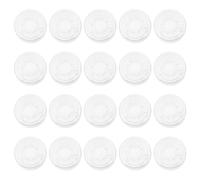 HEATSHAKING 30pcs Plastic Guitar Pedal Button Covers Effect Pedal Caps Footswitch Protection for Electric Guitar Accessories