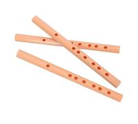 HEATSHAKING 3pcs Abs Plastic Flute a Key Dizi Membrane Hole Small Clarinet for Children Kids Beginner Practice Instrument