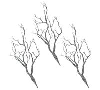 HEATSHAKING 3pcs Handmade Artificial Tree Branches Made of Sturdy Abs Material, Realistic Faux Branches for Flower Arrangement and Home Decorative Accents, No Watering Or Pruning Required,