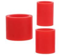 HEATSHAKING 3pcs Plastic Arbor Spindle Reducer Bushing Adapters 25.4mm to 19mm 16mm 12.7mm Wheel Conversion Kit for Grinding Wheels Compatible Bench Grinders Industrial Use