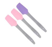 HEATSHAKING 3pcs Silicone Wax Spatulas for Hair Removal, Non-stick Wax Applicator Sticks with Ergonomic Handle and High Temperature Resistance, for Body Waxing Sessions at Home or Salon