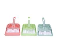 HEATSHAKING 3sets Mini Broom and Dustpan for Boy Girl Cat Litter Cleaning Brush Small Desktop Sweeper Tools for Toddlers Easy Housekeeping Pretend Play Essentials
