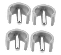 HEATSHAKING 4pcs C-Shape Latch Clamp for Walking Canes Universal Replacement Clips for Walker Crutches Sturdy Cane Handle Attachment Buckles Suitable for Elderly and Mobility Assistance