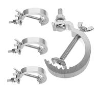 HEATSHAKING 4pcs Heavy Duty Truss Clamp for Stage Lighting Thickened Wide Hooks with Resistant Design Secure and Stable Light Clips for Party Dj and Security Lights
