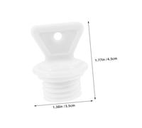 HEATSHAKING 4pcs Hot Water Bottle Replacement Stopper 21mm Inner Diameter Rubber Sealing Cap Leakproof Safety Plug for Warm Water Bag Accessories