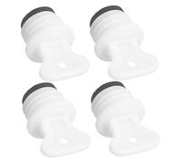 HEATSHAKING 4pcs Leakproof Hot Water Bottle Replacement Cap Easy to Install Rubber for Warm Water Bags Compatible Various and Versatile Seal for Prolonged Heat Retention