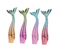 HEATSHAKING 4pcs Mermaid Eyeliner Tube Reusable Lip Gloss Bottle Creative Craftsmanship
