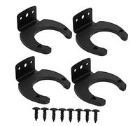 HEATSHAKING 4pcs Metal Silicone Gaming Microphone Hook Pop Filter Clip for Mic Wall Mount Holder Clip Microphone Stand