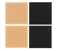 HEATSHAKING 4pcs Sole Patch Repair Non-Slip Shoe Pads for High-Heel Shoes Replacement Rubber for Quiet Walking Hard Floors