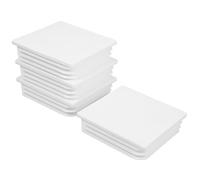 HEATSHAKING 4pcs Square Post Caps Fence Post Cap Fence Cover Abs Material Firm and Reliable for Fencing Protection 3.93x3.93x1.06in