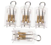HEATSHAKING 4pcs Venetian Blind Cord Locks Window Blind Parts Compact Wire Lock Accessories for Curtain Safety and Easy Installation