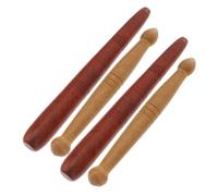 HEATSHAKING 4pcs Wooden Massage Sticks for Foot Hand and Back Multi Functional Acupressure Tools for Relief and Circulation for Relaxation and Self Care