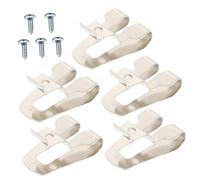 HEATSHAKING 5 Sets Steel Power Tool Belt Clip Hooks with Screws Multifunctional Drill Hook for Impact Model Drills Compact and Rust-resistant Tool Belt Accessories for Carpenters