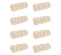 HEATSHAKING 500 Pcs Wooden Ice Pop Sticks for DIY Ice Cream Making Safe and Smooth Wood Craft Sticks and Model Making for Woodworking and Home Decor Projects