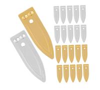 HEATSHAKING 50pcs Copper and Zinc Strips for Fruit Battery Science Experiments Reliable Electricity Generation Materials for Educational Institutions Home Use and Science Labs