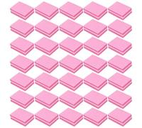 HEATSHAKING 50pcs Pink Sponge Nail Files for Manicure Professional Use Multi-Side Fingernail Polishing Tools Smooth and Shine Nails Simple Shaping File for Home and Salon