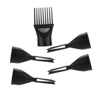 HEATSHAKING 5Pcs Hair Dryer Comb Attachment Heat-resistant Hairdressing Tool for Volume Maximizing and Curl Eliminating Easy to Install Replacement Nozzle for Styling