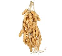 HEATSHAKING 5pcs Simulated Peanut String Models Hanging Decorative Fake Peanut Strings Photoing Props for Home Restaurant Party Thanksgiving Halloween Food Shop Decor