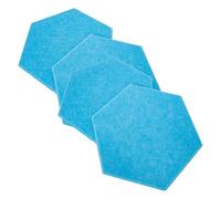 HEATSHAKING 5pcs Soundproof Panel Acoustic Wall Panels Polyester Fiber for Ktv Gym School Recording Studio