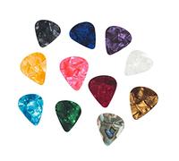 HEATSHAKING 60pcs Heart Shaped Pick Guitar Plectrum Pick Celluloid Thin for Acoustic Plectrums